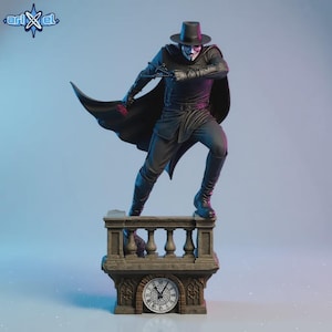 Revolutionary Anonymous Mask 3D Print STL | Stylized Protest Symbol Statue | Dystopian Figure Digital Model