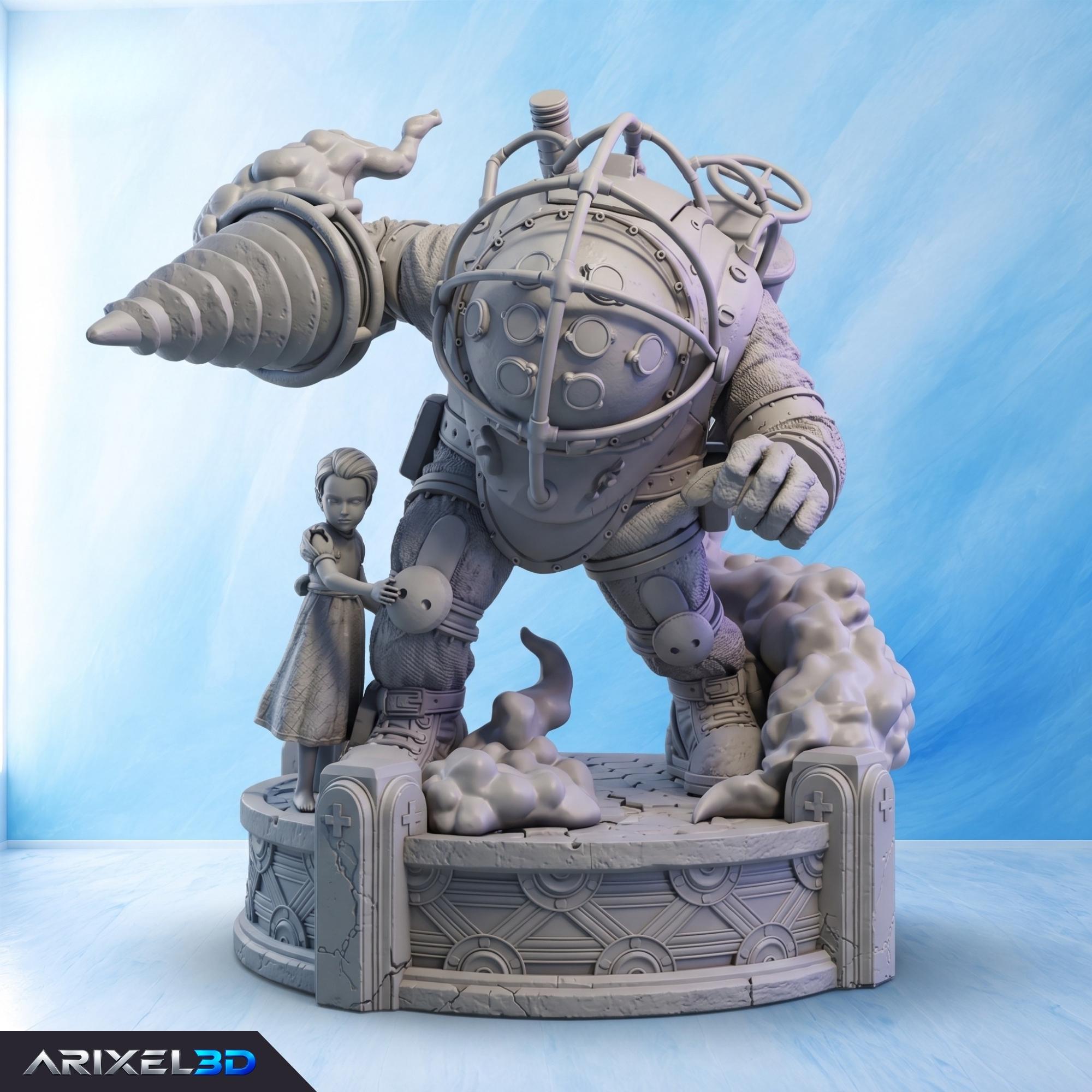 Bioshock Big Daddy Figure - Etsy