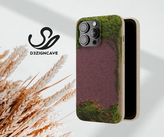 MagSafe® Compatible Moss Frame Eco Phone Case | Biodegradable Nature iPhone Cover