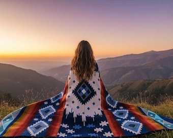 The Imperial Ridge Alpaca Blend Blanket - Camping Wool Warm Blanket Queen Sized