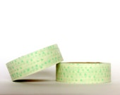 LAST ONE Pastel Green Triangles Confetti Washi Tape