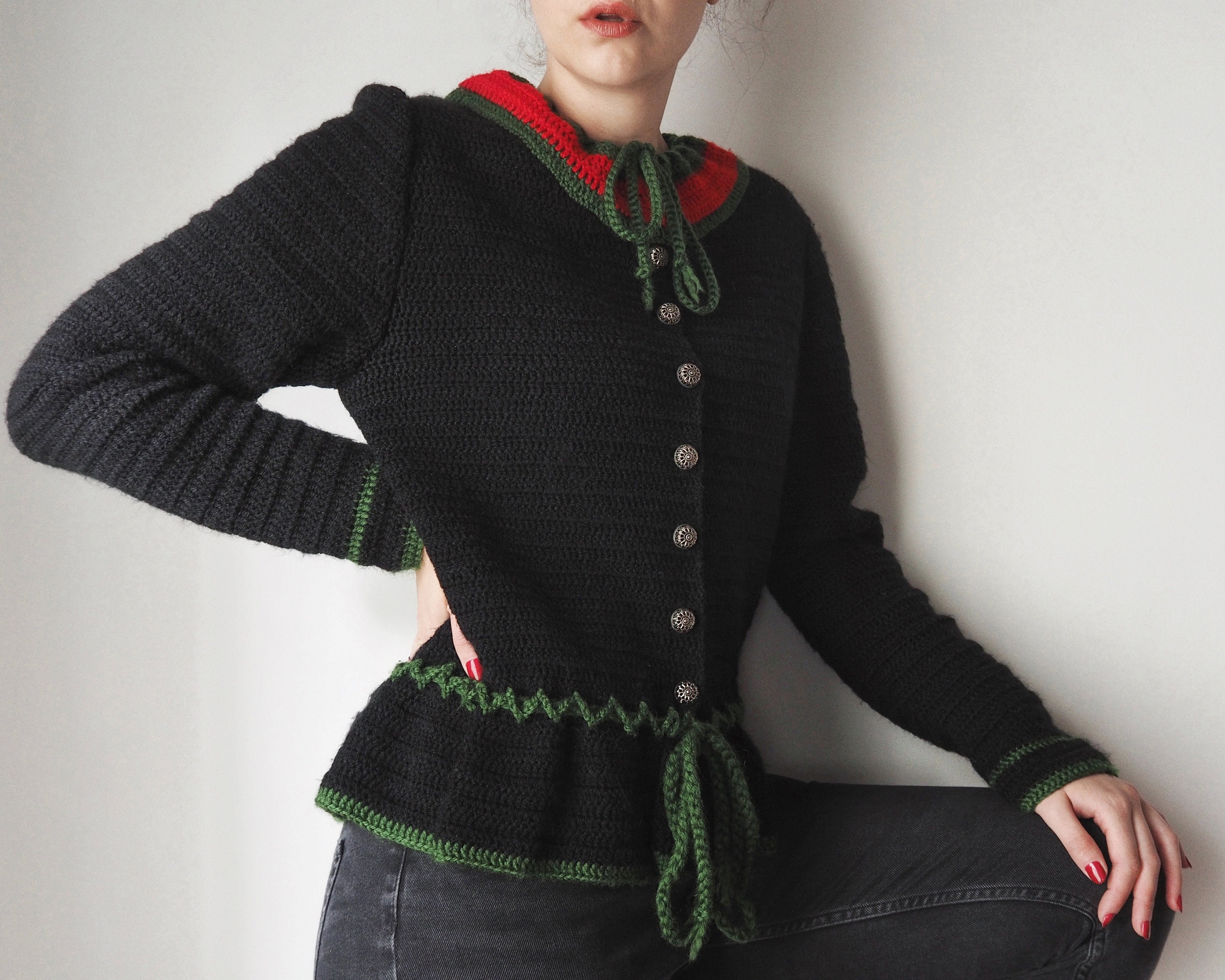 Tyrolean Cardigan - Etsy