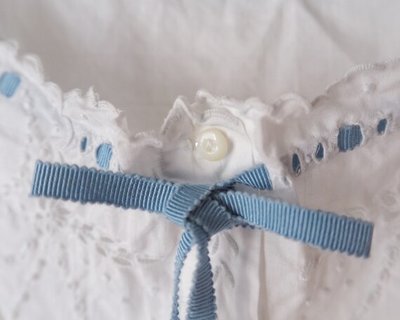 French Antique Cotton Camisole Blouse • Edwardian… - image 6