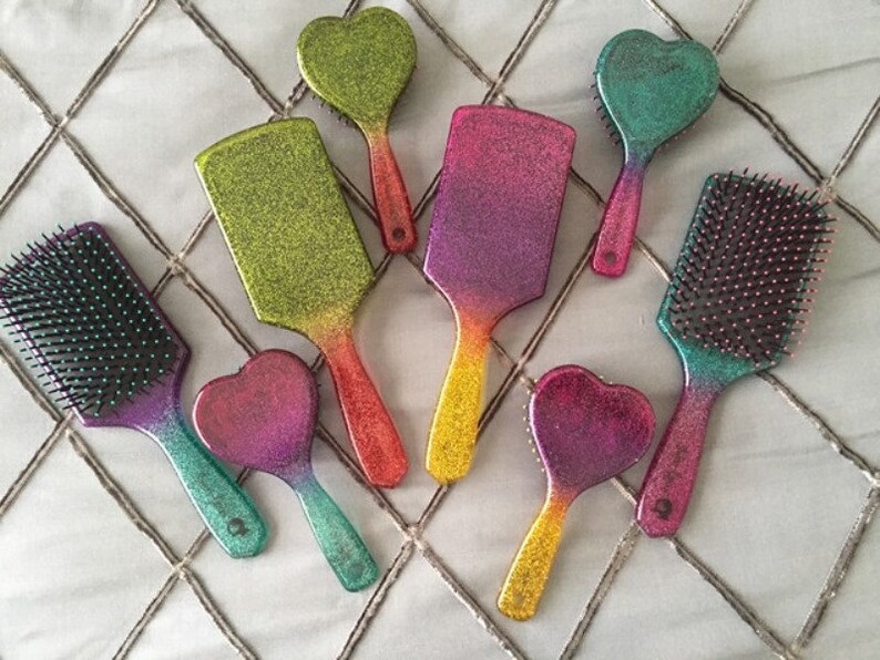 Personalized Scented Hair Brushes Etsy