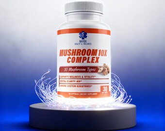 Mushroom 10X Complex | Immunity, Vitality & Clarity