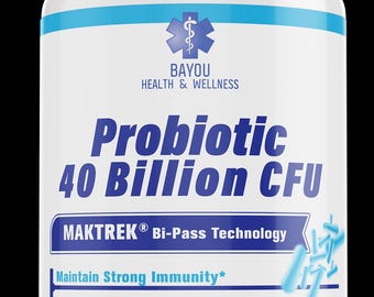 Probiotic Supplement | 40 Billion CFU, Maktrek Bi-Pass
