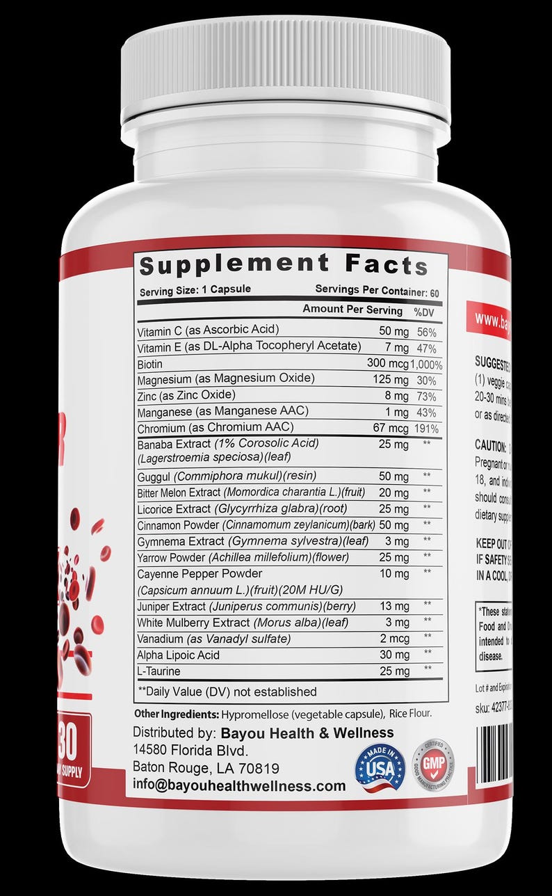 Blood Sugar Plus | Helps Blood Sugar Levels | Reduces Sugar Cravings