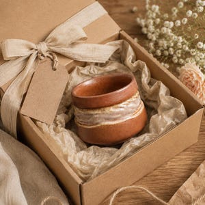 Handmade Rustic Ceramic Tea Cup, Earthy Studio Pottery Bowl, Handle-Free Espresso Mug