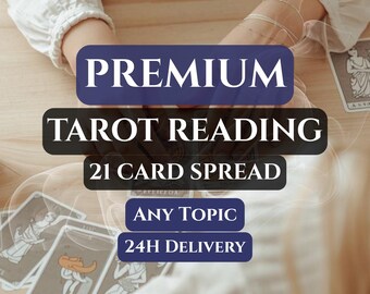 Premium Tarot Reading | 21 Card Deep Insight | Love Career Life Guidance