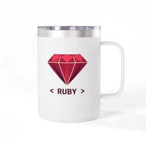 Ruby Programming Logo Coffee Mug Tumbler