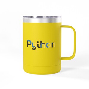 Python Coding Logo Coffee Mug Tumbler image 13