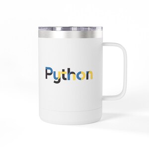 Python-Programmierlogo Kaffeebecher