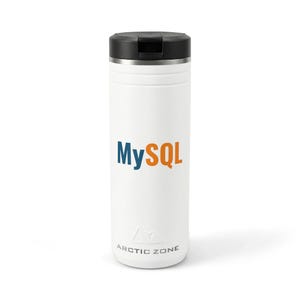 MySQL Logo Tumbler, 24oz Stainless Steel Thermal Straw Cup