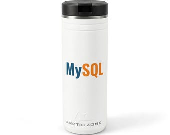 MySQL Logo Tumbler, 24oz Stainless Steel Thermal Straw Cup