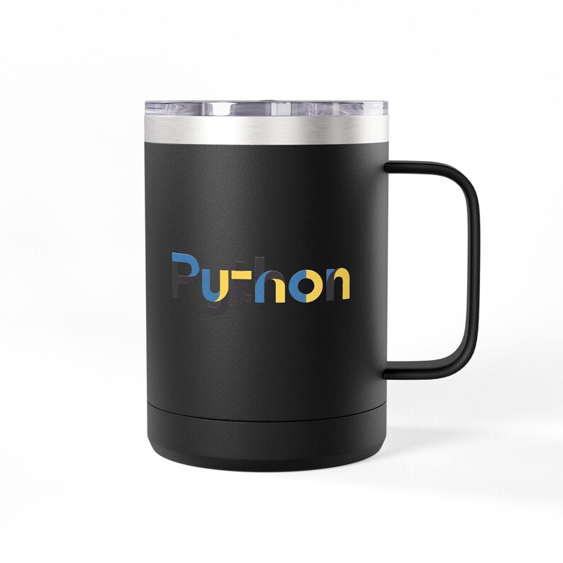 Python Coding Logo Coffee Mug Tumbler image 9