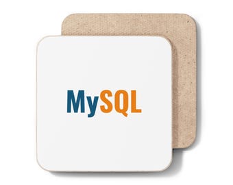 MySQL Logo Hardboard Back Coaster | Database Developer Desk Decor