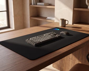 Blue TS Logo Desk Mat