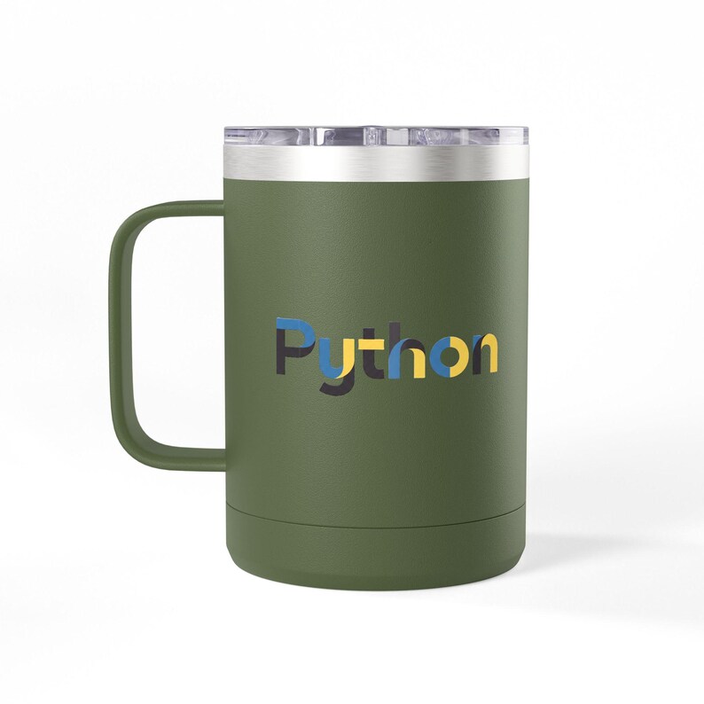 Python Coding Logo Coffee Mug Tumbler image 16