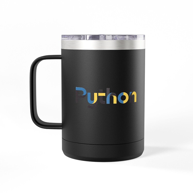 Python Coding Logo Coffee Mug Tumbler image 10