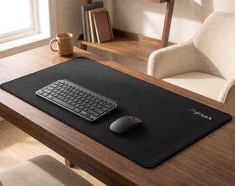 Stylized Python Logo Desk Mat