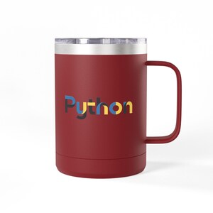 Python Coding Logo Coffee Mug Tumbler image 7