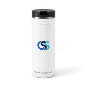 CSS Logo Tumbler, 24oz Stainless Steel Thermal Straw Cup