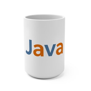 Java Logo Mug, Software Developer Coffee Cup