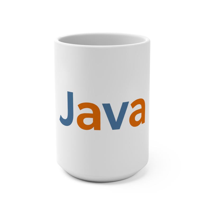Kubek z logo Java, kubek do kawy dla programisty oprogramowania zdjęcie 1