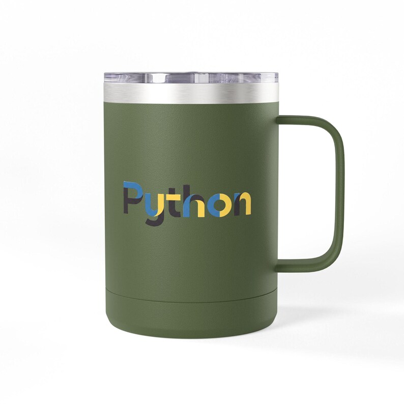 Python Coding Logo Coffee Mug Tumbler image 15