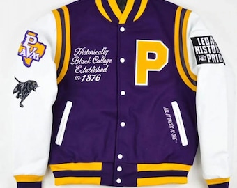 Varsity HBCU Prairie View A&m University Motto 2.0 Lila jacka