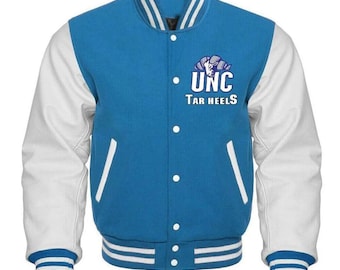 Chaqueta universitaria de los Tar Heels de Carolina del Norte (UNC)