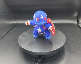 Captain Squirtle | Fan art | nostalgic 3D