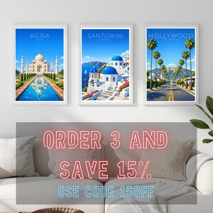 Custom Travel Posters, Personalised City Prints, Modern Wall Art, Travel Lovers Gift, Framed Print