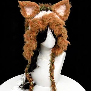 Imitation Fox Fur Hat Insulated Plush Hat for Women’s One Size “Kitty” Women main image 4