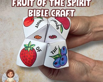 Frutto dello Spirito: gioco di disegno e creazione con acchiappa-pidocchi, Galati 5:22-23: gioco di carta, indovino biblico, memorizzazione di versetti biblici