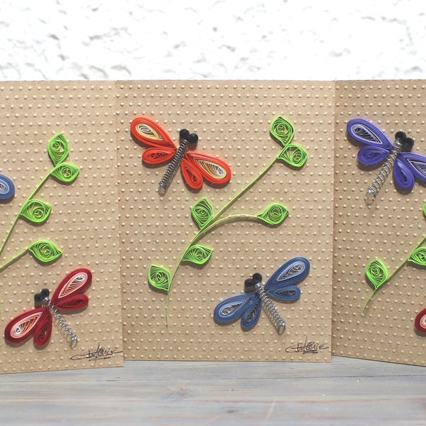 Quilled Dragonfly Etsy