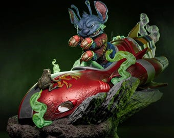 Stitch Rocket STL File (Digital Download)