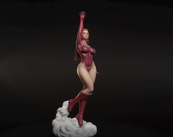 Female Superhero STL File (Digital Download)