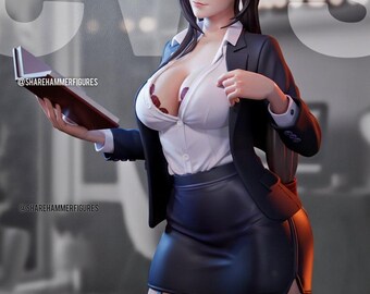 STL File Download: Businesswoman Figure (Digital)