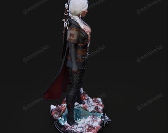 Ciri Witcher 3 STL File (Digital Download)