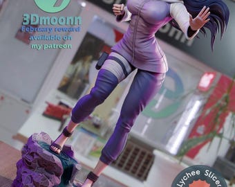 Hinata Hyuga 3D Model STL File (Digital Download)