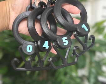 Customizable Baseball Cleat Holder with Carabiner Clip UPDATED DESIGN!