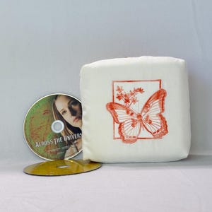 DVD/CD-hoes met vlinderdesign, geschikt voor 40 dvd's.
