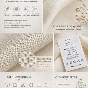 Handmade Cotton Linen Sleeveless Set – Wide Leg Pants Set – Summer Two Piece Outfit – Breathable Natural Fabric – Gift For Her bild 7
