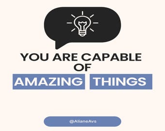 You Are Capable Printable Wall Art | Motivational Quote Digital Download | Positive Affirmation Poster | Minimalist Home Decor