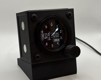 Standby Altimeter (ALT) F-16 Style – Realistic Aircraft Altitude Indicator – Flight Simulator Cockpit Instrument
