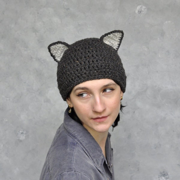 Crochet Wolf Hat Etsy