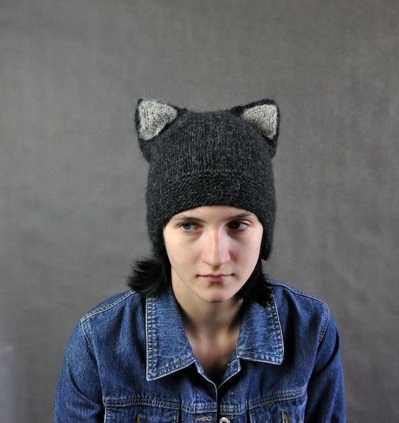 wolf beanie hat