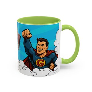 Fantastic Superhero Mug | Comic Style Coffee Mug | Gift for Restaurants & Hotels | Pop Art (330ml) image 8