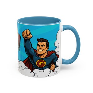 Fantastic Superhero Mug | Comic Style Coffee Mug | Gift for Restaurants & Hotels | Pop Art (330ml) image 13